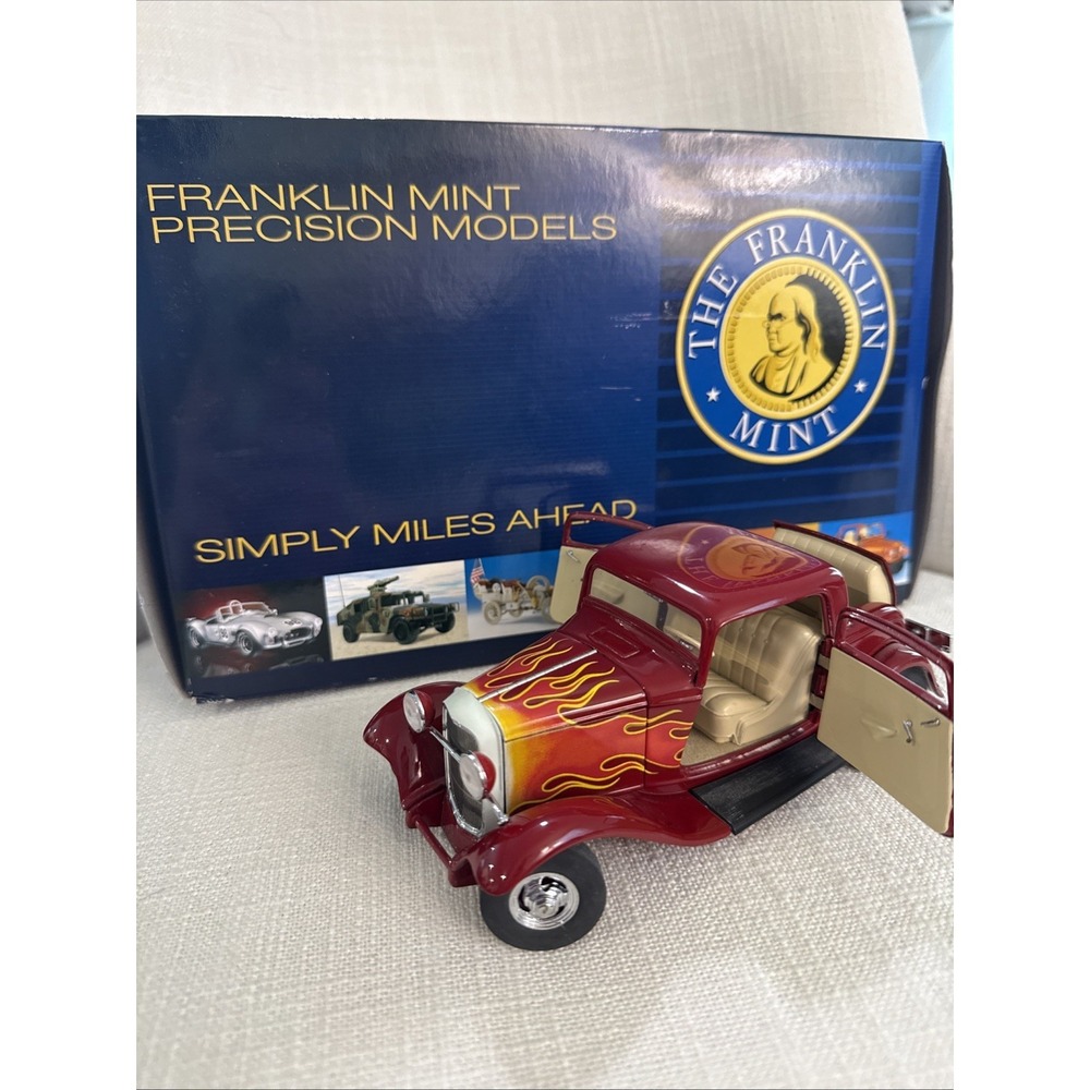 Franklin Mint Precision‎ 1:24 1932 Ford Deuce Coupe Red Hot Rod Classic Model